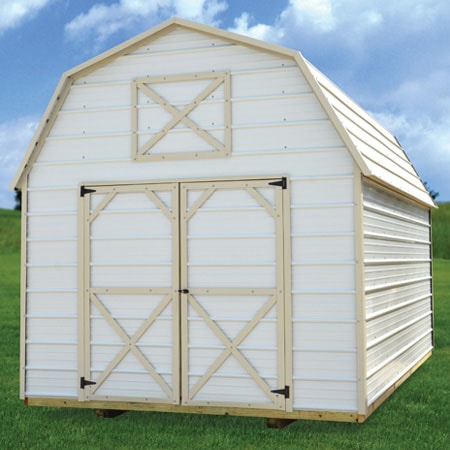 Derksen metal lofted barn — steel lofted barn for sale in Lafayette, LA
