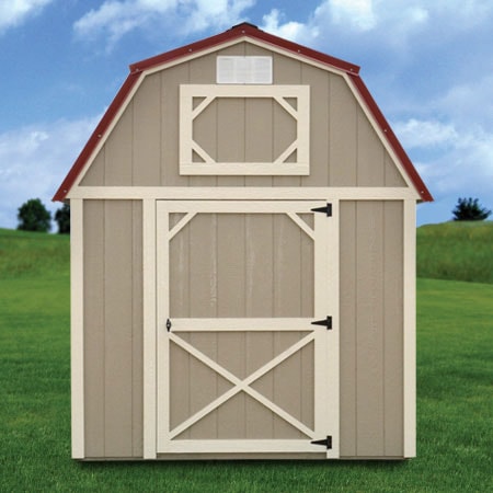 Derksen painted lofted barn 8-wide — portable building for sale in Lafayette, LA